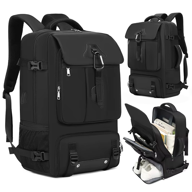 Sac à dos de voyage de loisirs de grande capacité, léger et résistant aux éclaboussures, sac à dos d
