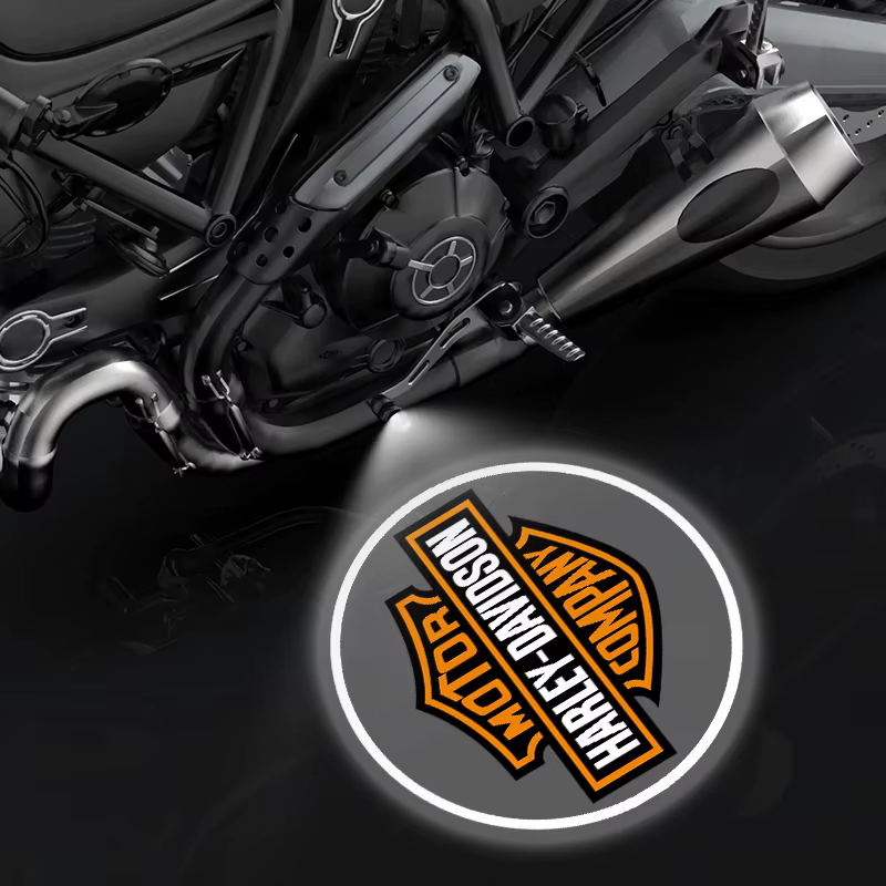 Lampe de projection de logo de moto, lumière d'ambiance originale, accessoires de lumière nocturne p