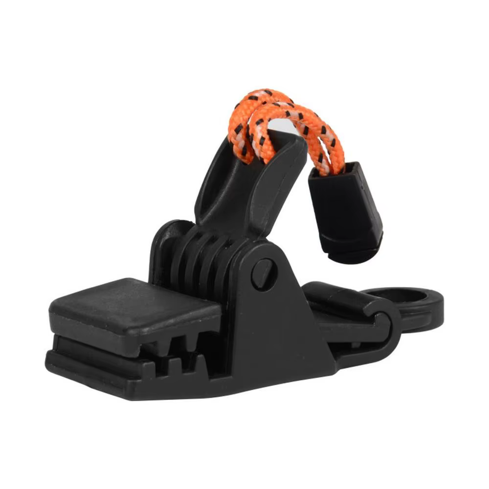 Pince de tente coupe-vent, outil extérieur, pince crocodile pour tente, pince de fixation en plastiq