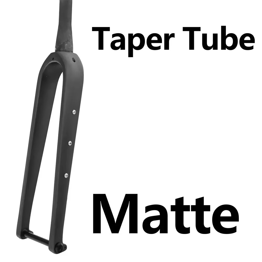 Fourche de vélo de route ultralégère entièrement en carbone pour vélo de Cyclocross, 100mm, gravier 