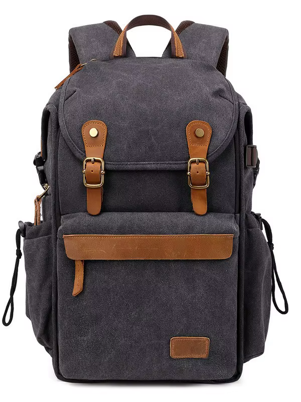 Sac photo à double bandoulière adapté aux micro-caméras, drones, appareils photo reflex numériques, 