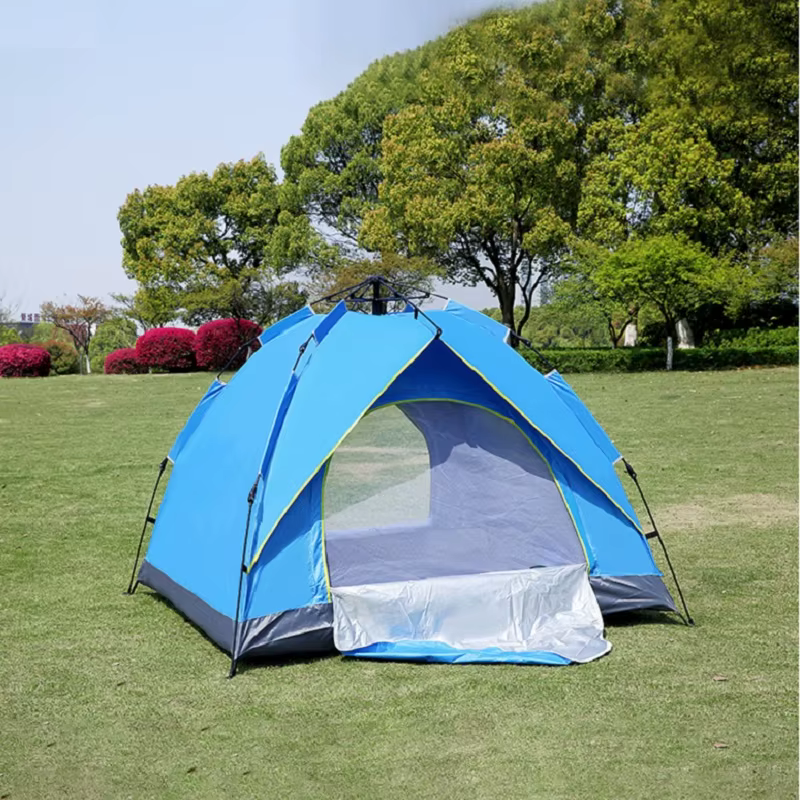 Tente de camping entièrement automatique, anti-pluie, coupe-vent, anti-UV, pop-up, tentes extérieure