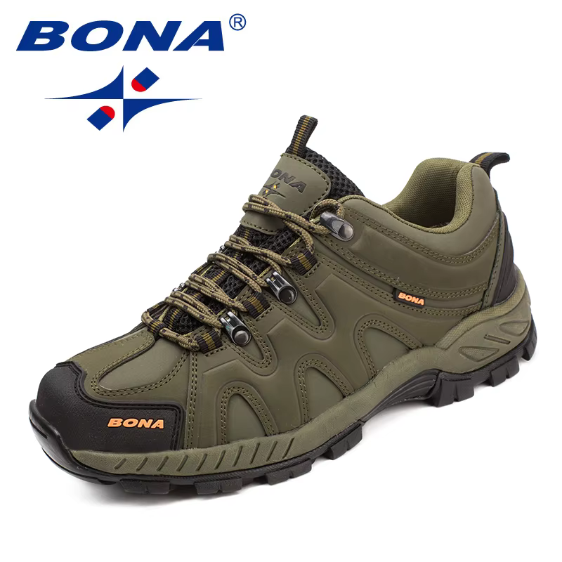 BONA nouveauté Style classique hommes chaussures de randonnée à lacets hommes chaussures de Sport en