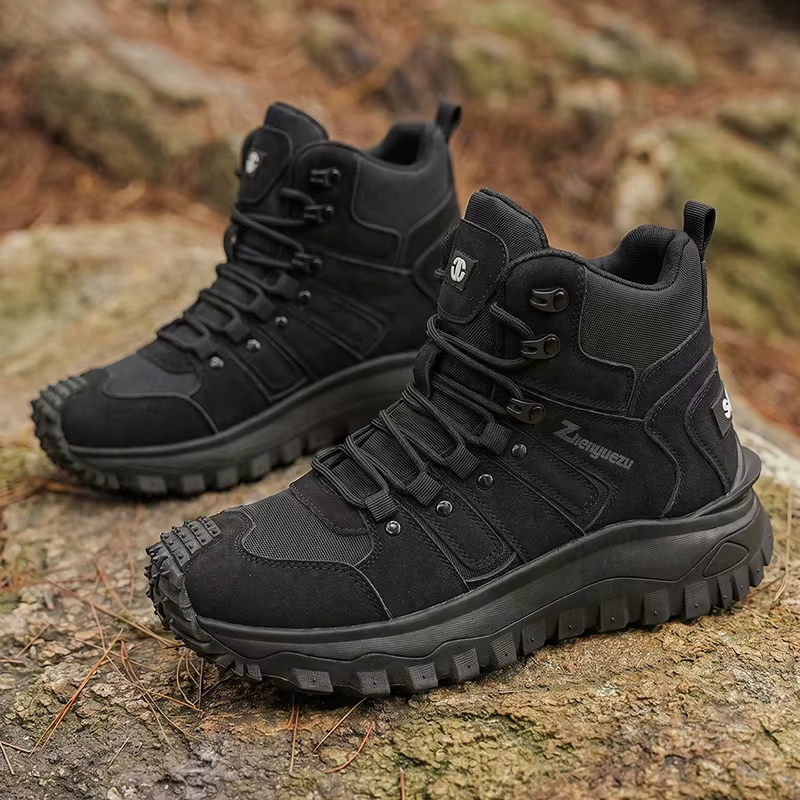 Chaussures de randonnée basses pour hommes, élégantes et confortables, avec semelles crantées antidé
