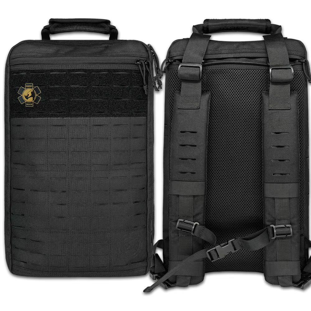 Sac à dos de premiers secours Rhino Rescue 20L 1000D, sac à dos tactique en Nylon, Kit de premiers s