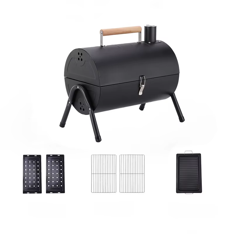 Barbecue au charbon de bois portable, barbecue pour cuisine en plein air, camping, pique-nique, arri