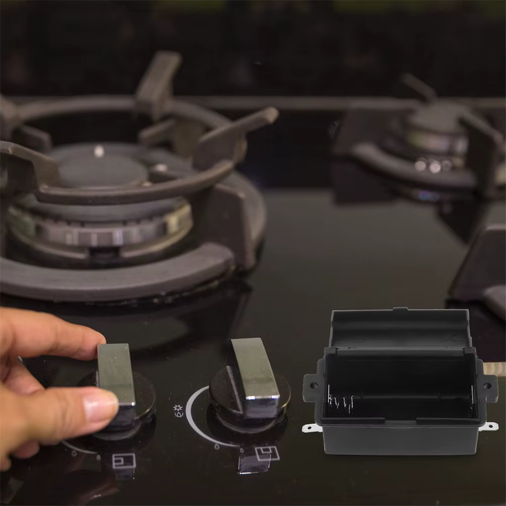 Boîtier de batterie en plastique de remplacement pour plaque de cuisson à gaz, 2 pièces, certifié sé