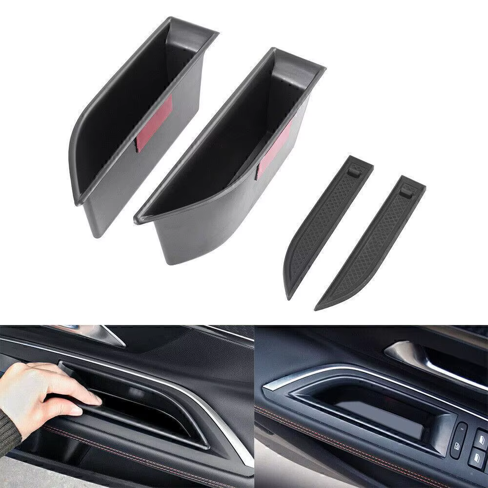 Accoudoir de poignée de porte de voiture, boîte de rangement, porte-conteneur, accessoires automatiq