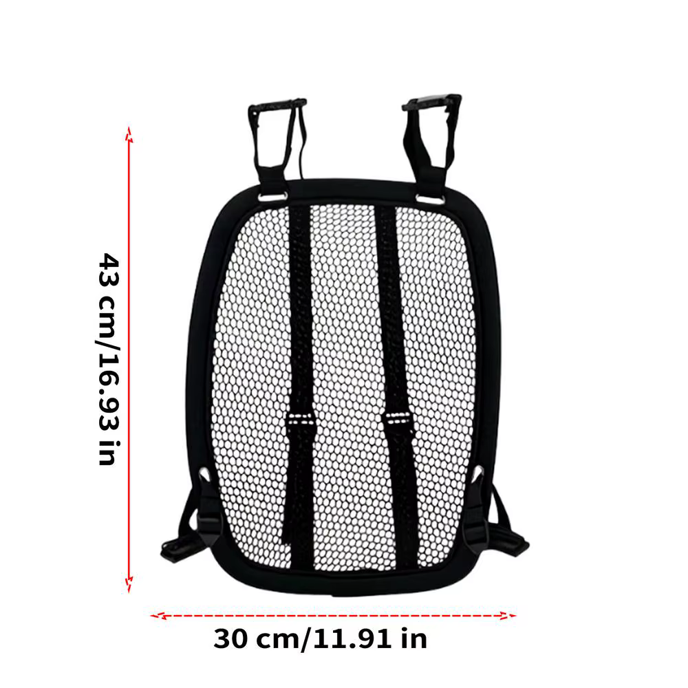 Rembourrage respirant pour sac à dos, structure d'entretoise réglable en maille universelle, pour un