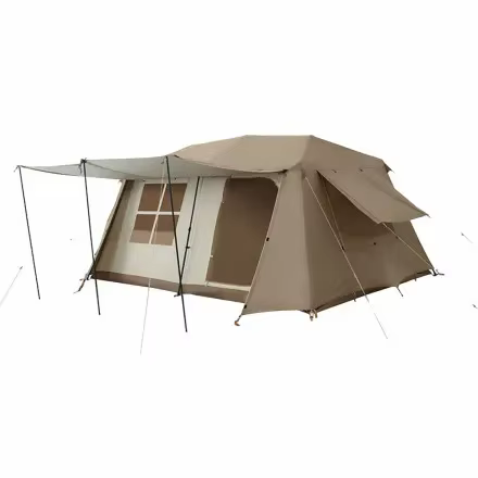 Tente familiale de Camping en plein air à deux chambres, grande tente automatique étanche pour Campi