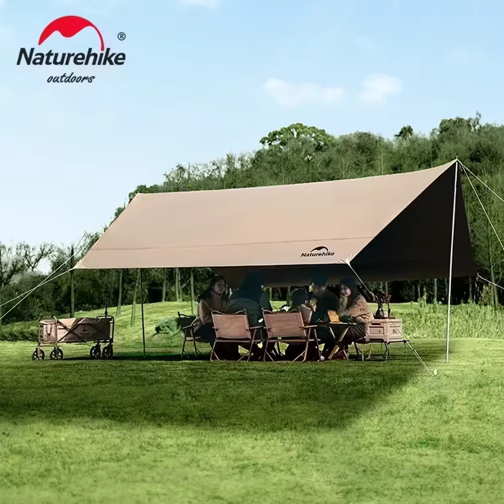 Naturehike Camping abri solaire été 10-12 personnes auvent 17 ㎡   Pare-soleil, parc extérieur, tente