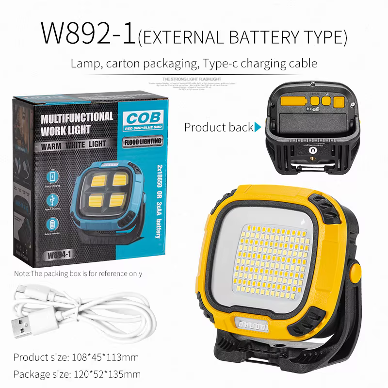 Lanterne LED portable aste, lampe de bain, lampe de poche, camping en plein air, pêche, urgence, lam