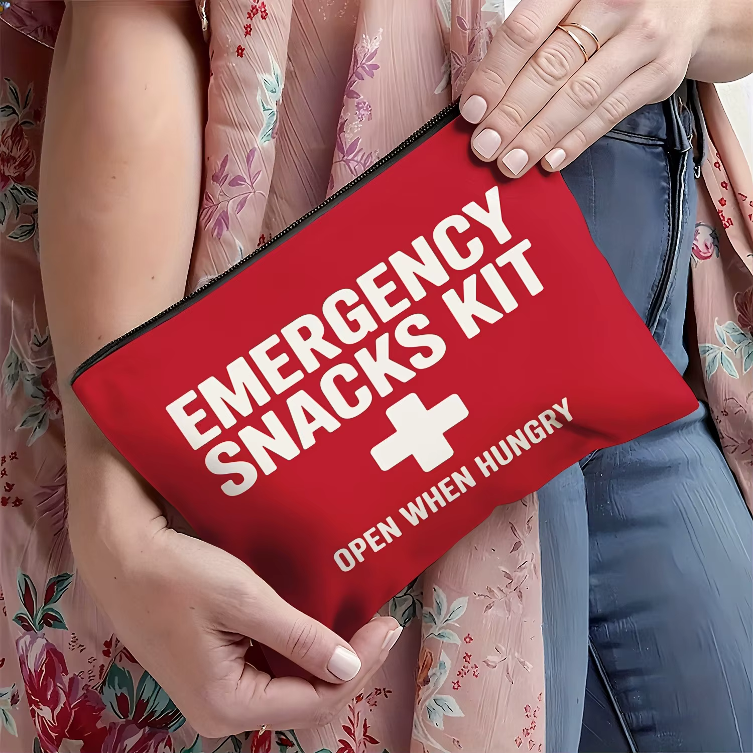 Sac de trousse de premiers secours et de collations d'urgence avec symbole de la croix rouge – Organ