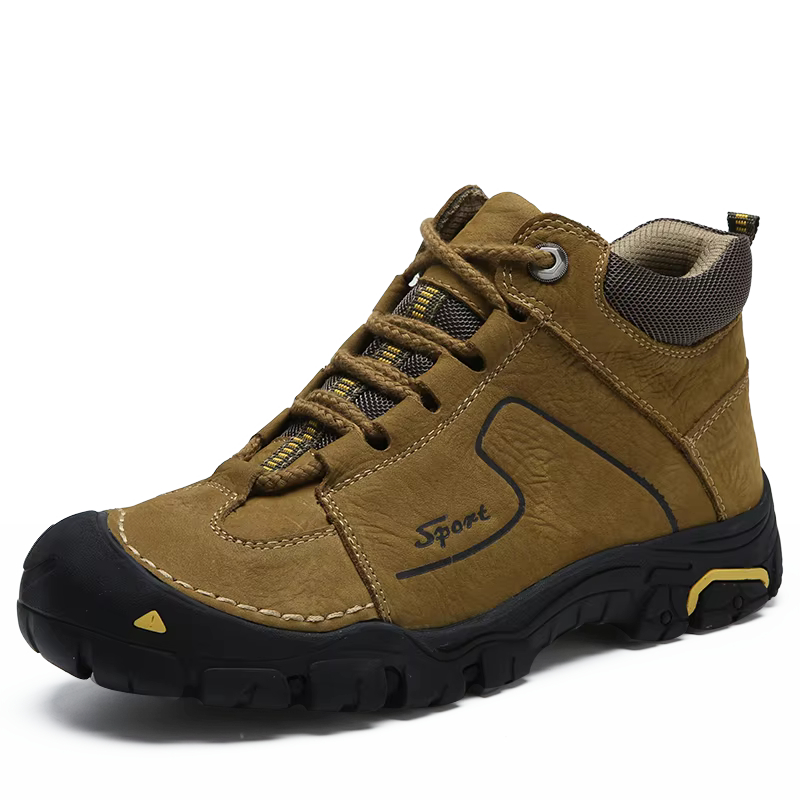 Chaussures de randonnée imperméables en cuir véritable pour hommes, baskets de marque, de randonnée,