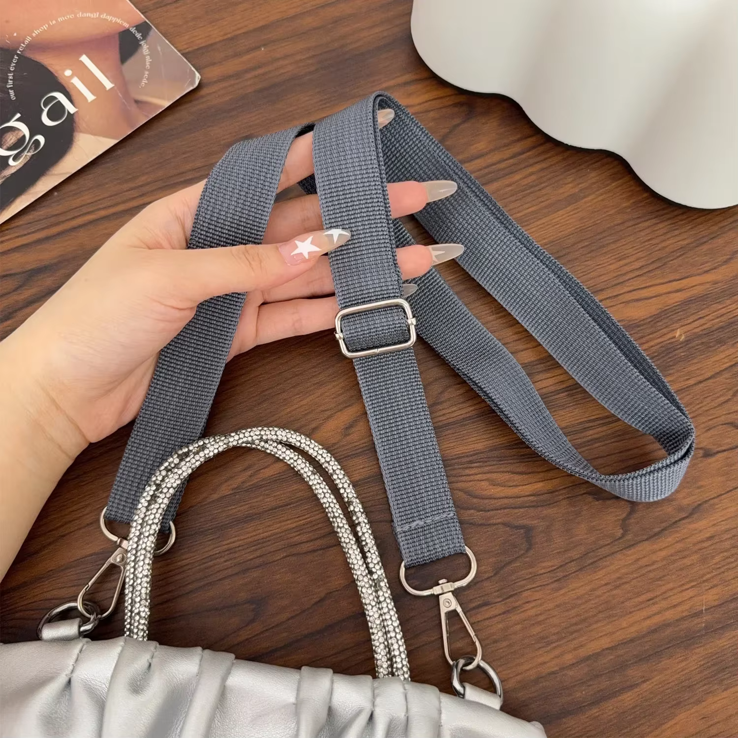 Sangle de sac à bandoulière de remplacement pour porte-documents pour hommes et femmes, sangle régla