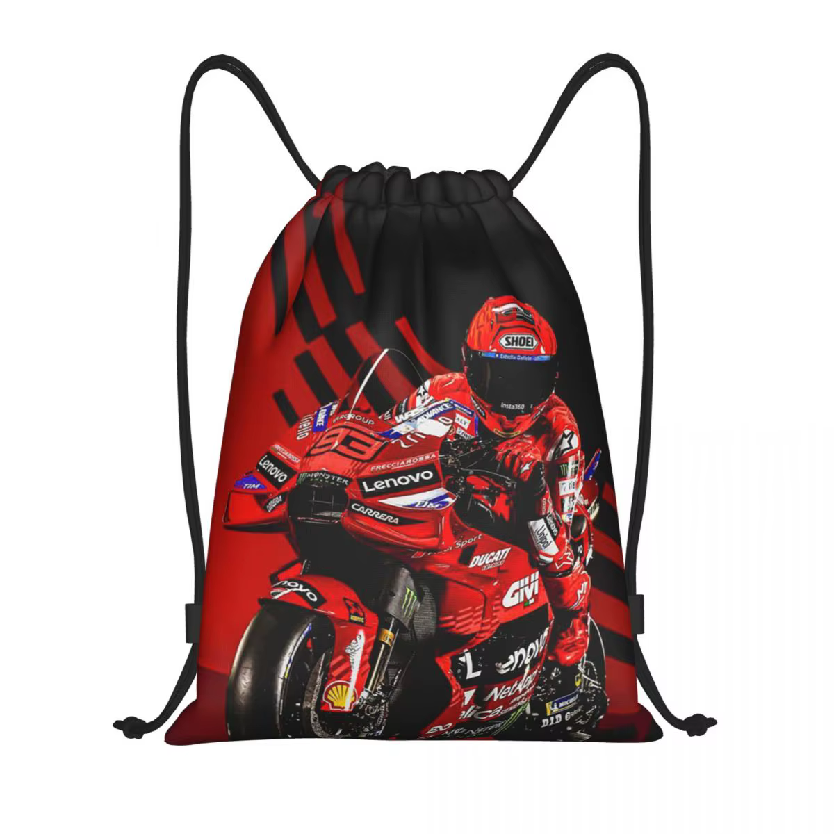 Sacs à dos de course de moto Marqueze, sacs décontractés à cordon, sacs de sport, sacs à livres pour