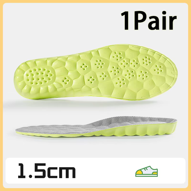Semelle de chaussure absorbant les chocs, 1 paire/2 paires, semelle de sport douce et confortable, s