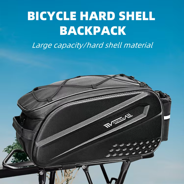 Sac de vélo, sac de siège arrière rigide, sacoche de VTT, accessoires de cyclisme Sac de siège arriè