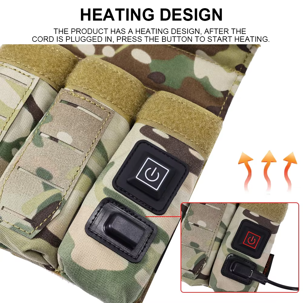 SINAIRSOFT 9mm tactique Triple pochette pour magazines fonction plus chaude étui pistolet USB puissa