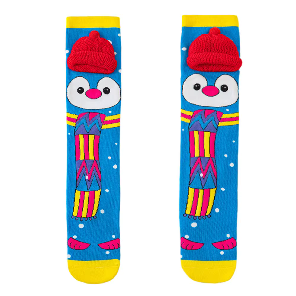 Chaussettes longues Koala sans talon, dessin animé, chaussettes 3D respirantes et amusantes, nouvell