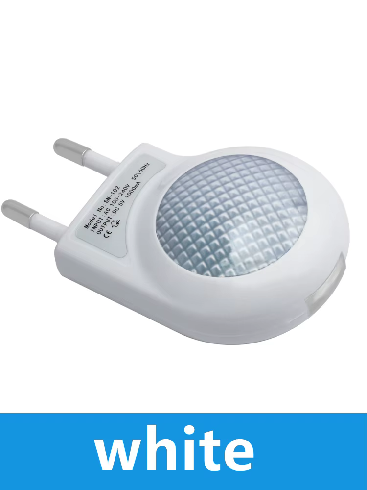 Mini Led escargot veilleuse automatique lampe de nuit intégré capteur de lumière contrôle lumière ap