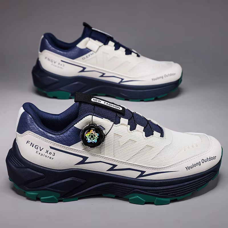 Nouvelles Chaussures de Randonnée Extérieures 2026 pour Hommes – Légères, Respirantes, à Boucle Rota