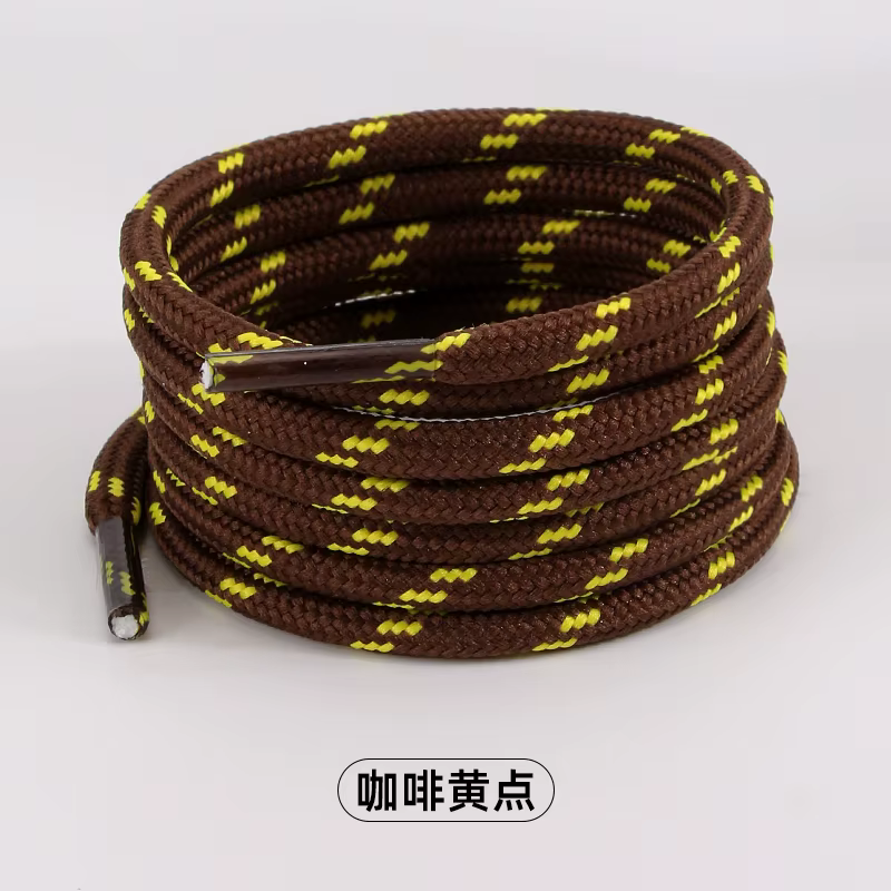 Lacets de randonnée ronds robustes, diamètre 0,5 cm, lacets de bottes d'extérieur très résistants po