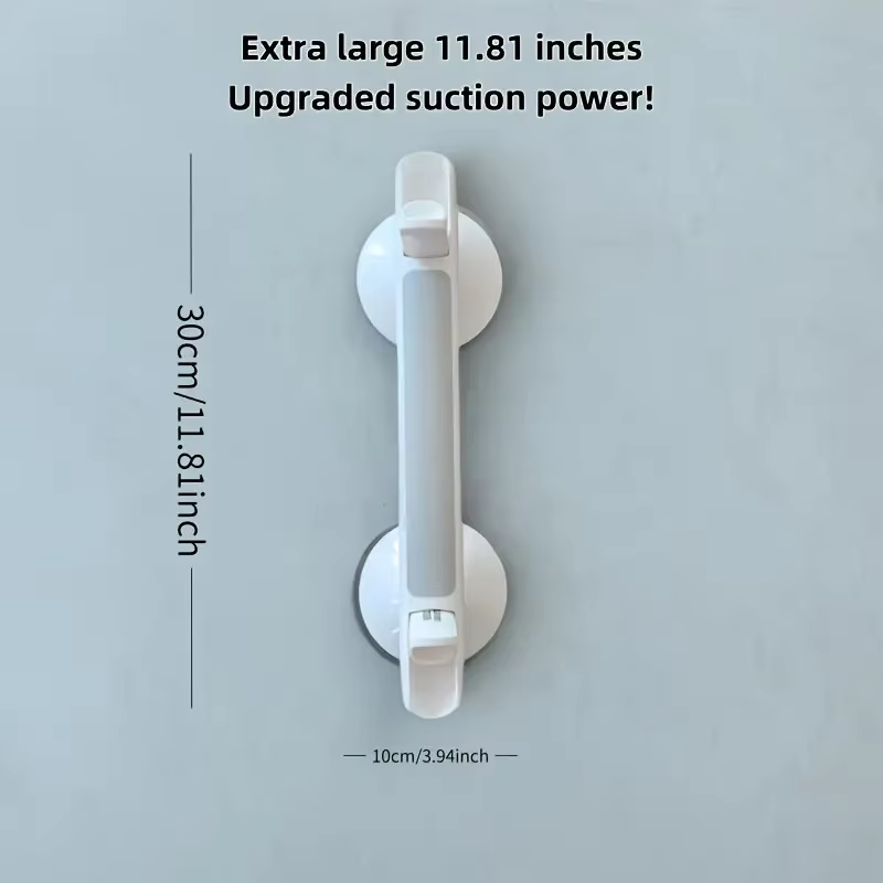 Barre d'appui de sécurité robuste pour douche et salle de bain, avec poignée antidérapante, pour per