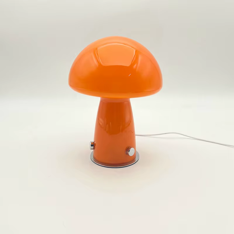Lampe de table champignon Bauhaus Unnamed Store, lampe de chevet vintage pour chambre d'hôtes, lampe