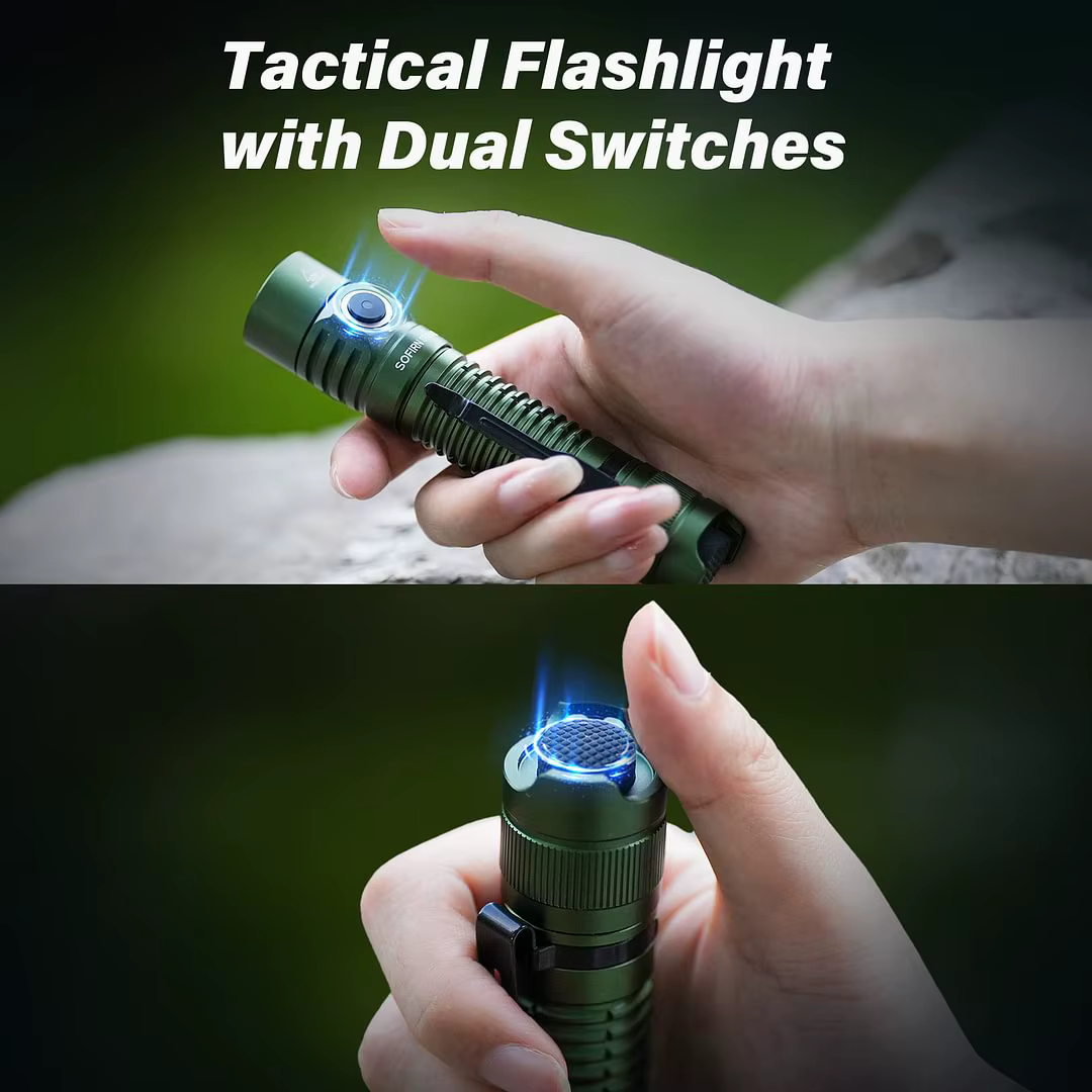 Sofirn SP31 V3.0 lampe de poche tactique puissante SST40/519A 2000lm 18650 torche LED USB C lampe Re