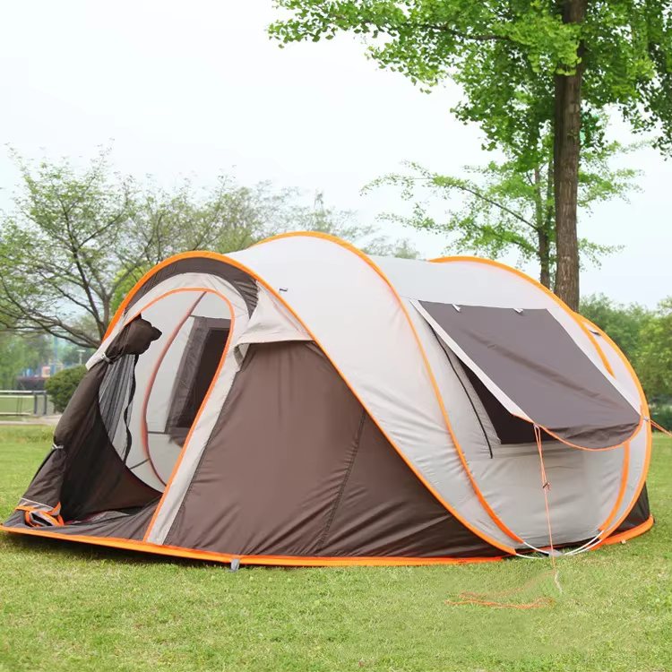 Tente de plage pliante à ouverture rapide entièrement automatique, grand espace, camping, extérieur,