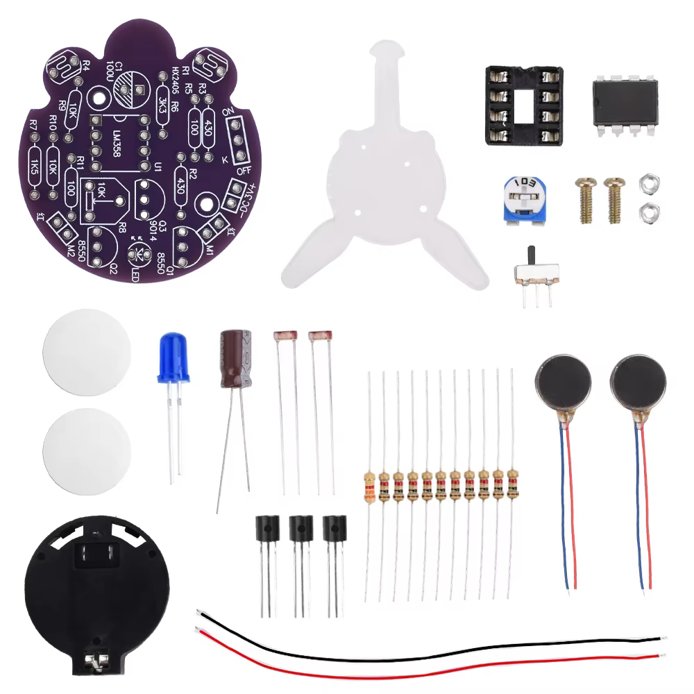 Robot intelligent suit la source de lumière pour déplacer la lumière LED, chasseur de lumière, jouet