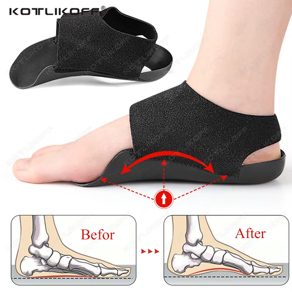 KOTLIKOFF – semelles orthopédiques de soutien de la voûte plantaire, pour pieds plats, semelle intér