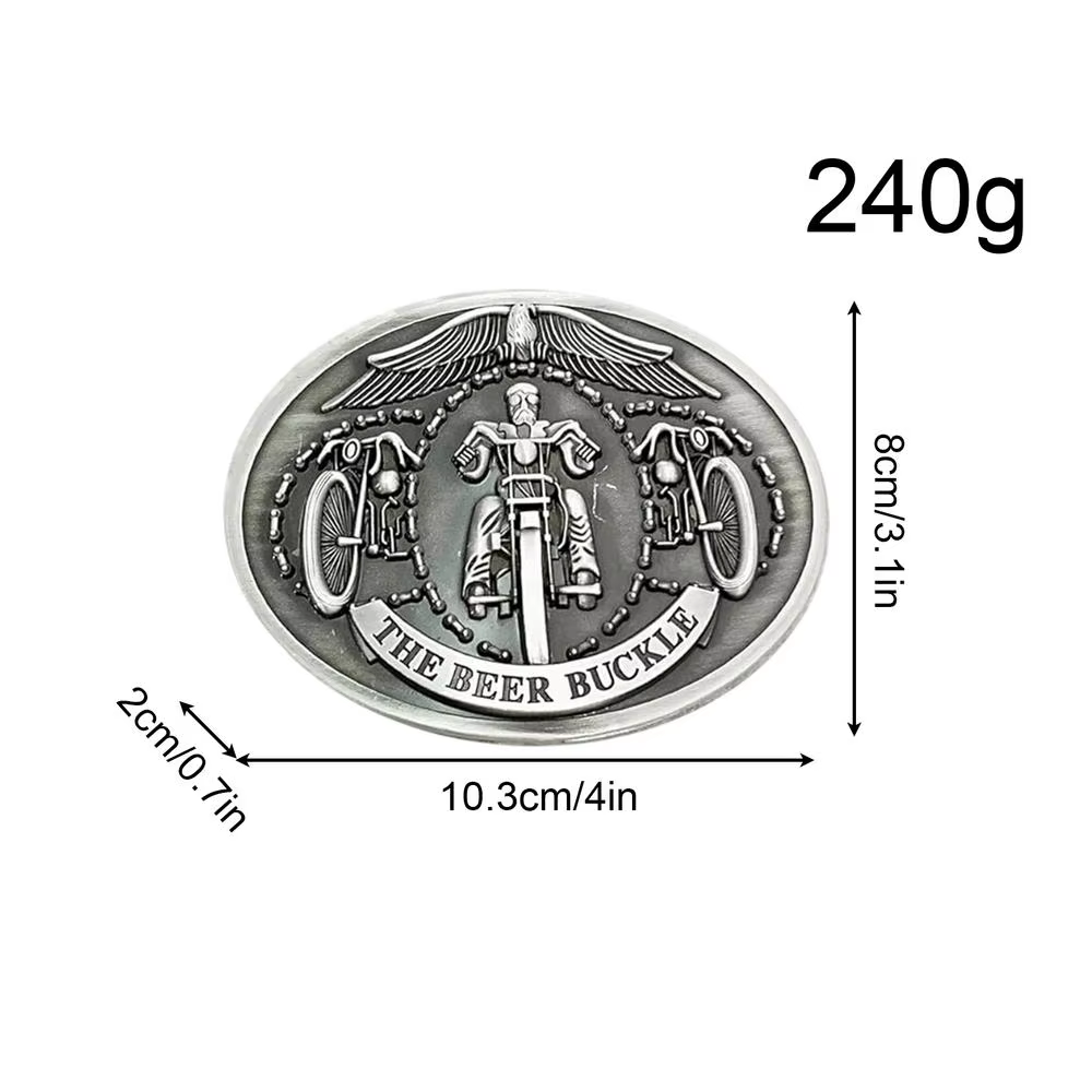 Boucle de ceinture vintage portable mains libres pour porte-bière, porte-bouteille d'eau, boissons, 