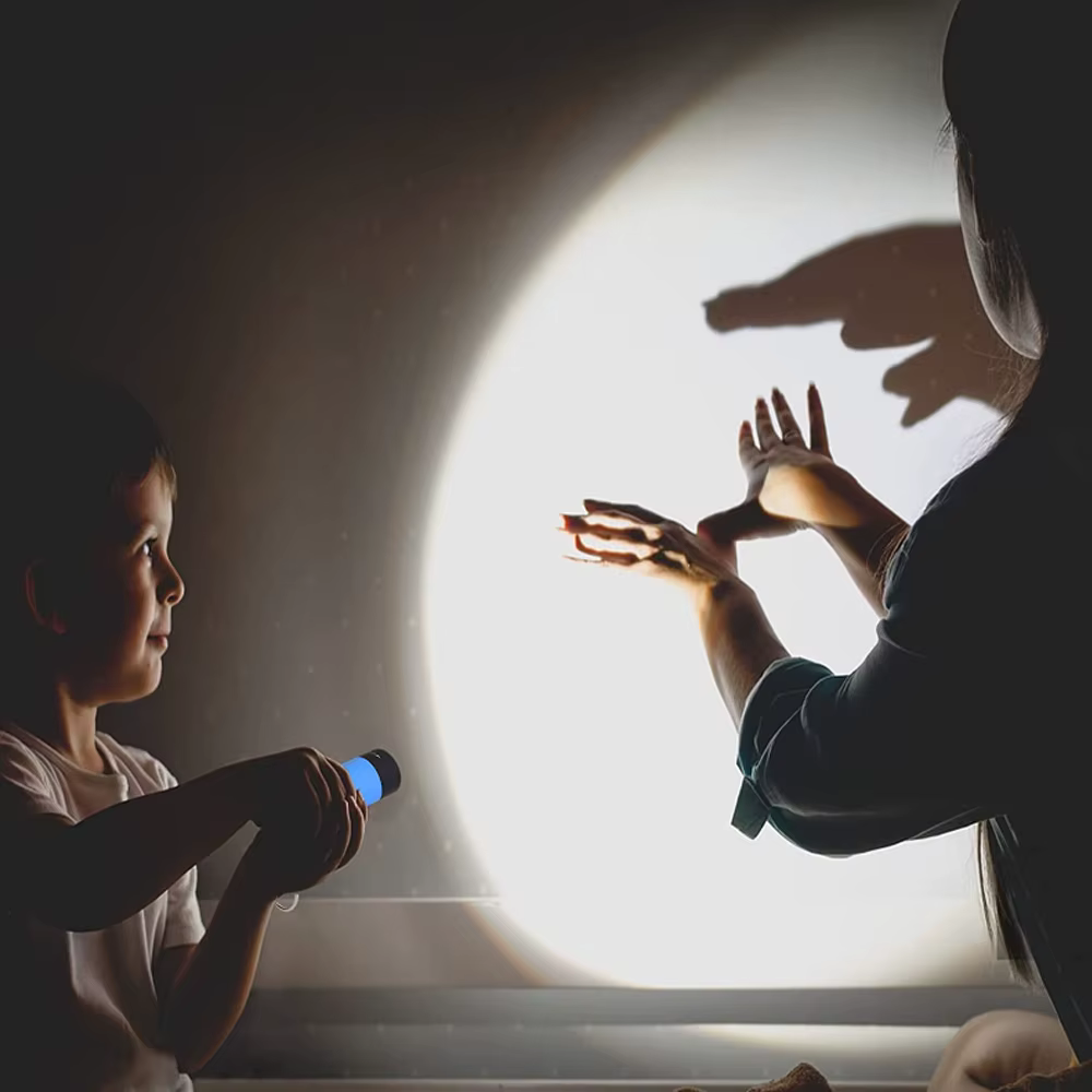 USB Rechargeable LED multifonctionnel forte lumière poche porte-clés lampe de poche étanche en plein