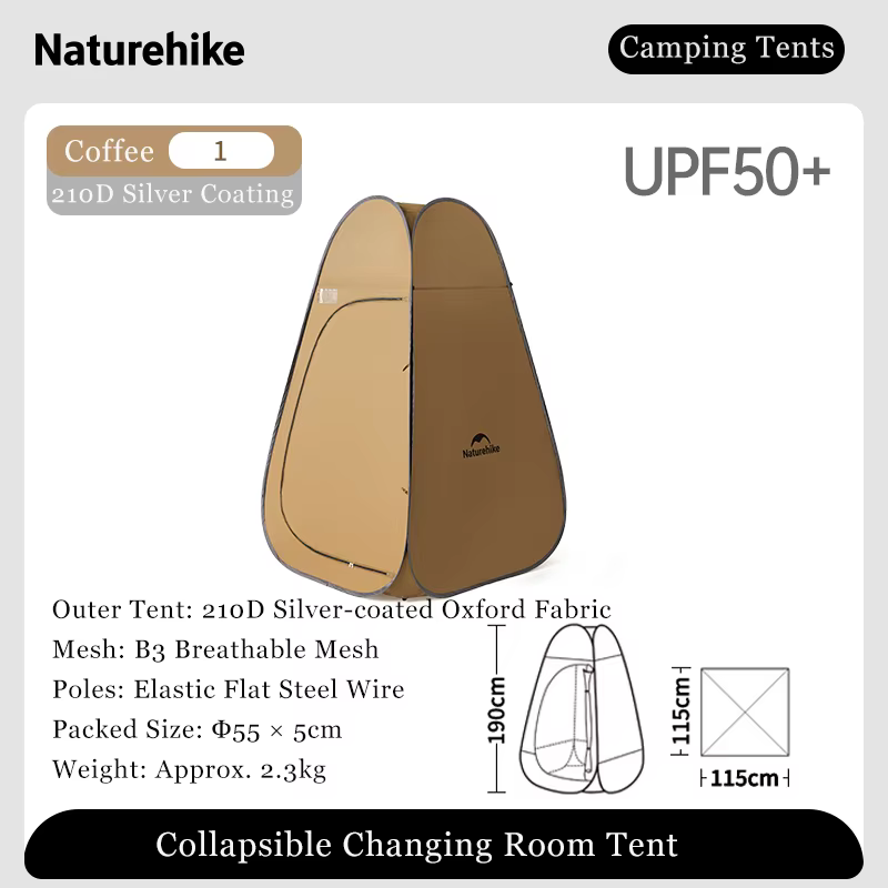 Naturehike – tente de vestiaire pop-up, légère et portable, pour toilettes, douche, abri de confiden