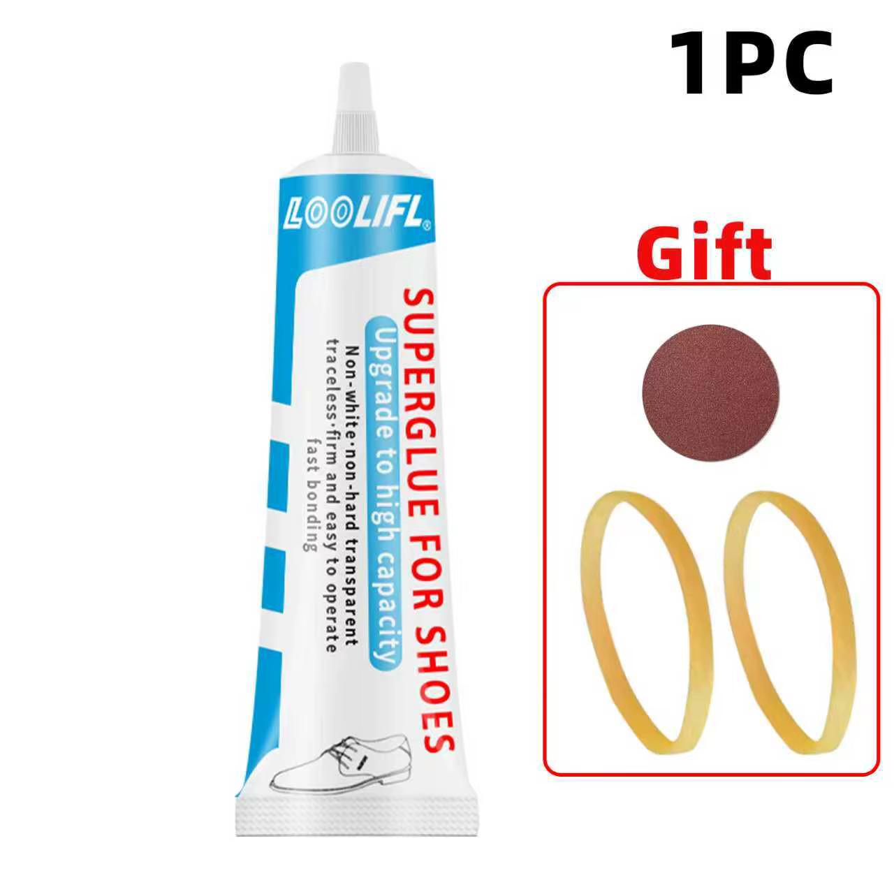Colle à chaussures résistante - 60 ml, imperméable, résistante aux températures élevées et basses, n