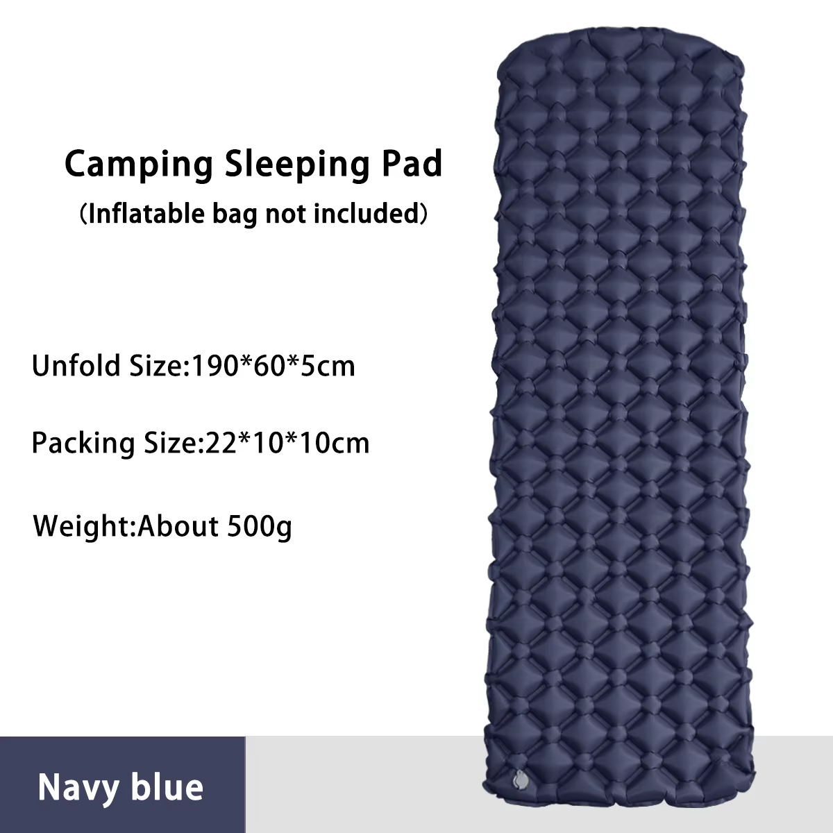 Matelas gonflable de camping pliant, lit de camp, matelas de couchage, couverture de pique-nique, po