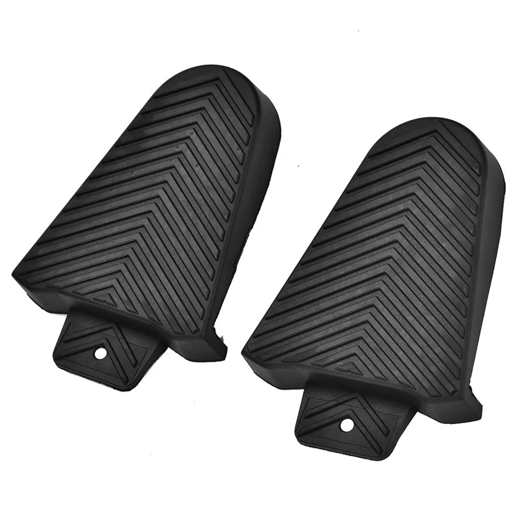 1 paire de couvercles de protection pour taquets en caoutchouc, noirs, confortables, pour crampons d
