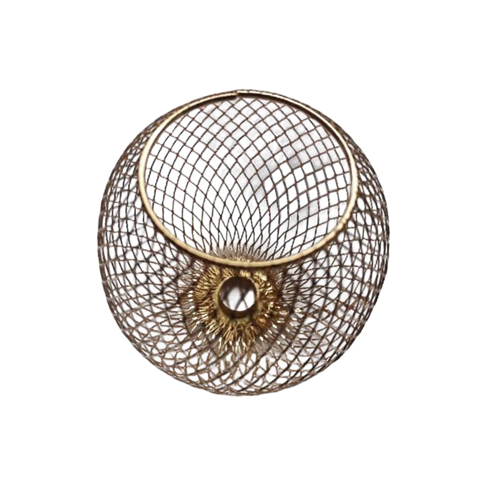 Abat-jour en fil de fer tissé, Style rétro, couverture de lustre, pour café, chambre à coucher, Bar,