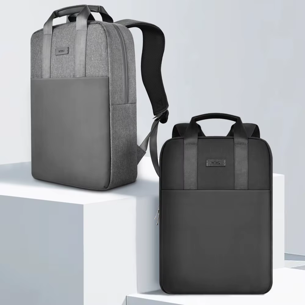 WIWU-Sac à dos étanche pour ordinateur portable, sacs à dos de grande capacité, sac d'école pour Mac