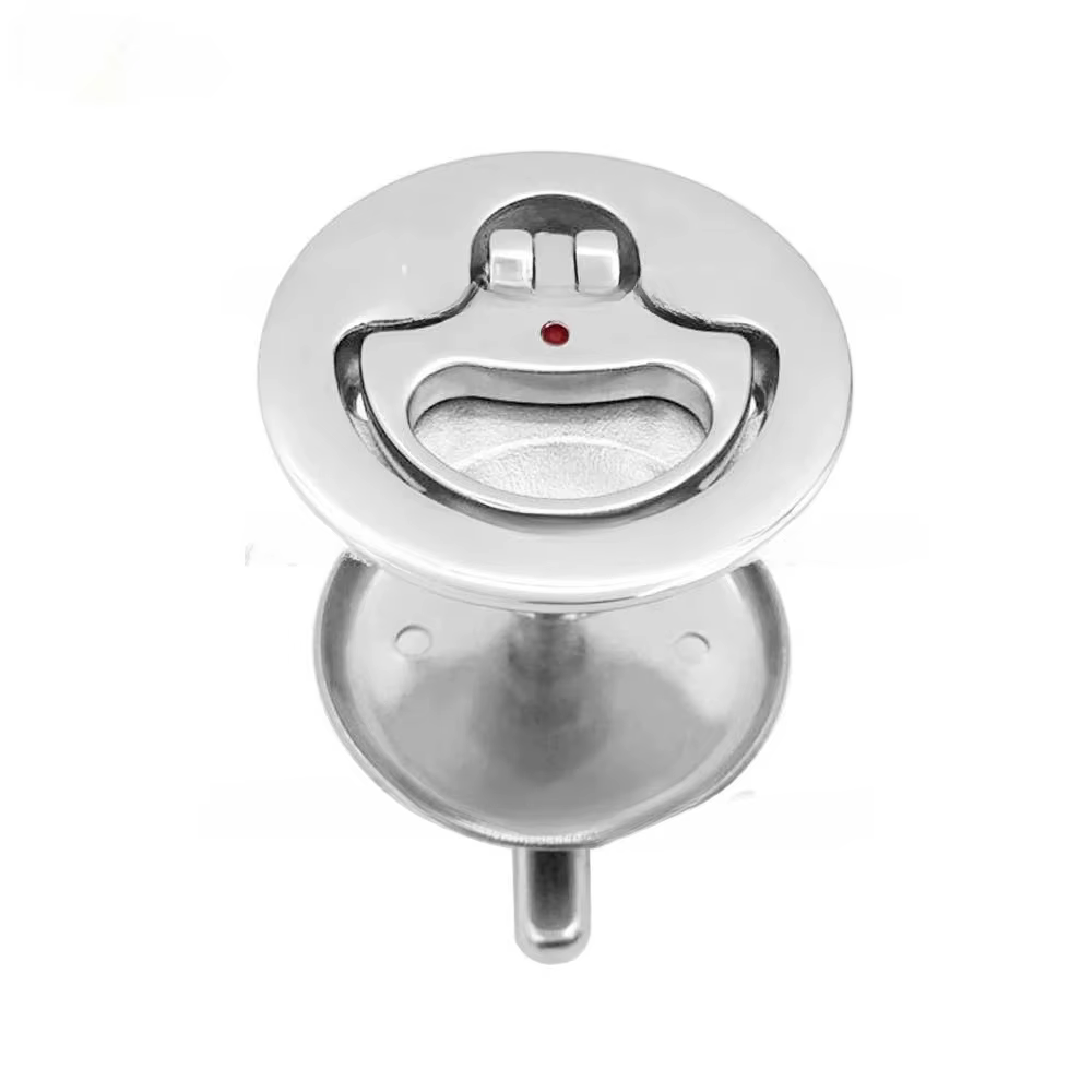 Loquet à came affleurant en acier inoxydable 316, loquet de pont à nervures, quincaillerie marine, s
