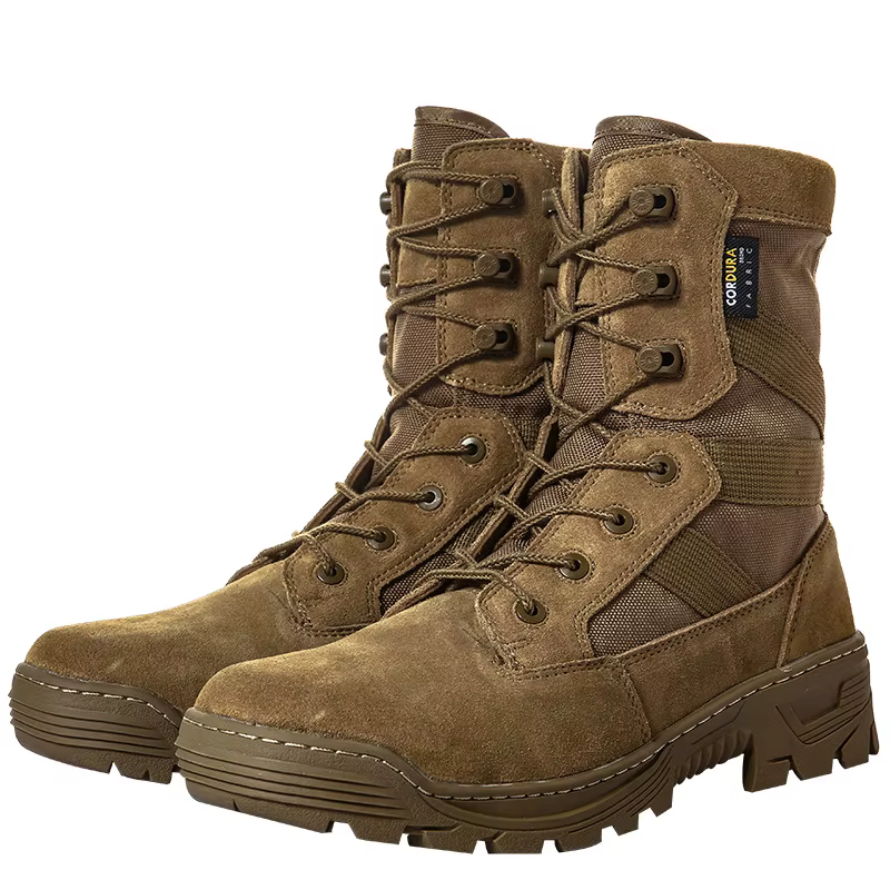 Bottes de randonnée montantes pour hommes, bottes de chasse imperméables, chaussures de Combat tacti