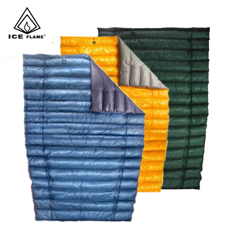 Couette ultralégère en duvet d'oie blanc, enveloppe, sac de couchage, canard, tapis, sous-couette po