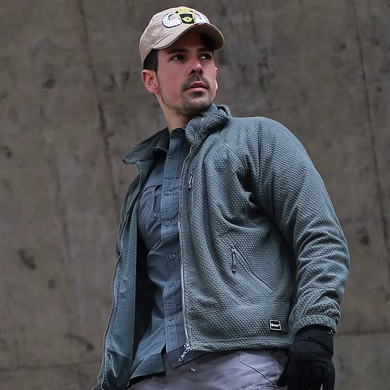 Pull polaire tactique pour hommes et femmes, Camping en plein air, randonnée, veste de printemps et