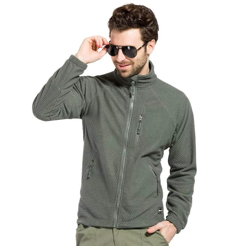 Pull polaire tactique pour hommes et femmes, Camping en plein air, randonnée, veste de printemps et