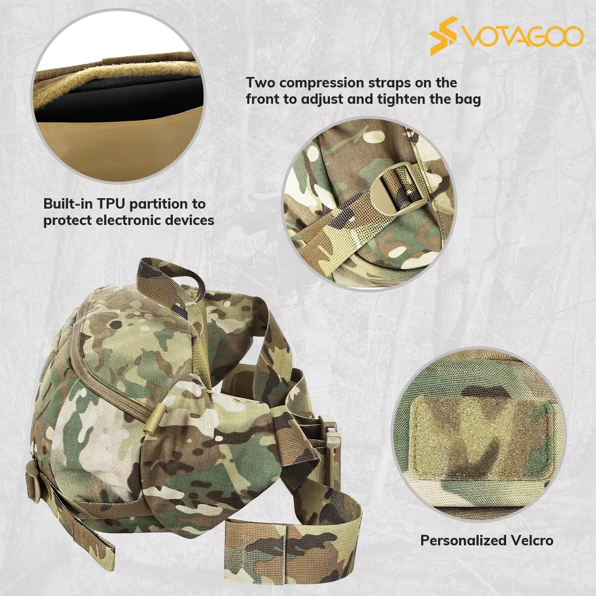 Sac de taille multifonctionnel VOTAGOO