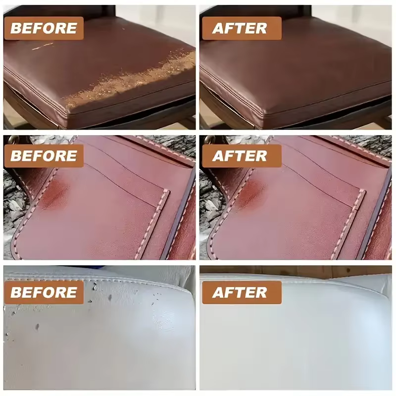 Crème réparatrice de couleur pour cuir – Colorant polyvalent pour chaussures, sacs, canapés et cuir rayé |   Réparations d'usure, de fissures et de décoloration
