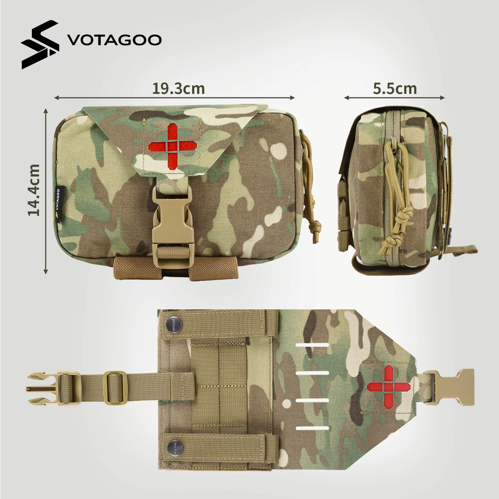 Pochette de premiers secours VOTAGOO pour survie en extérieur