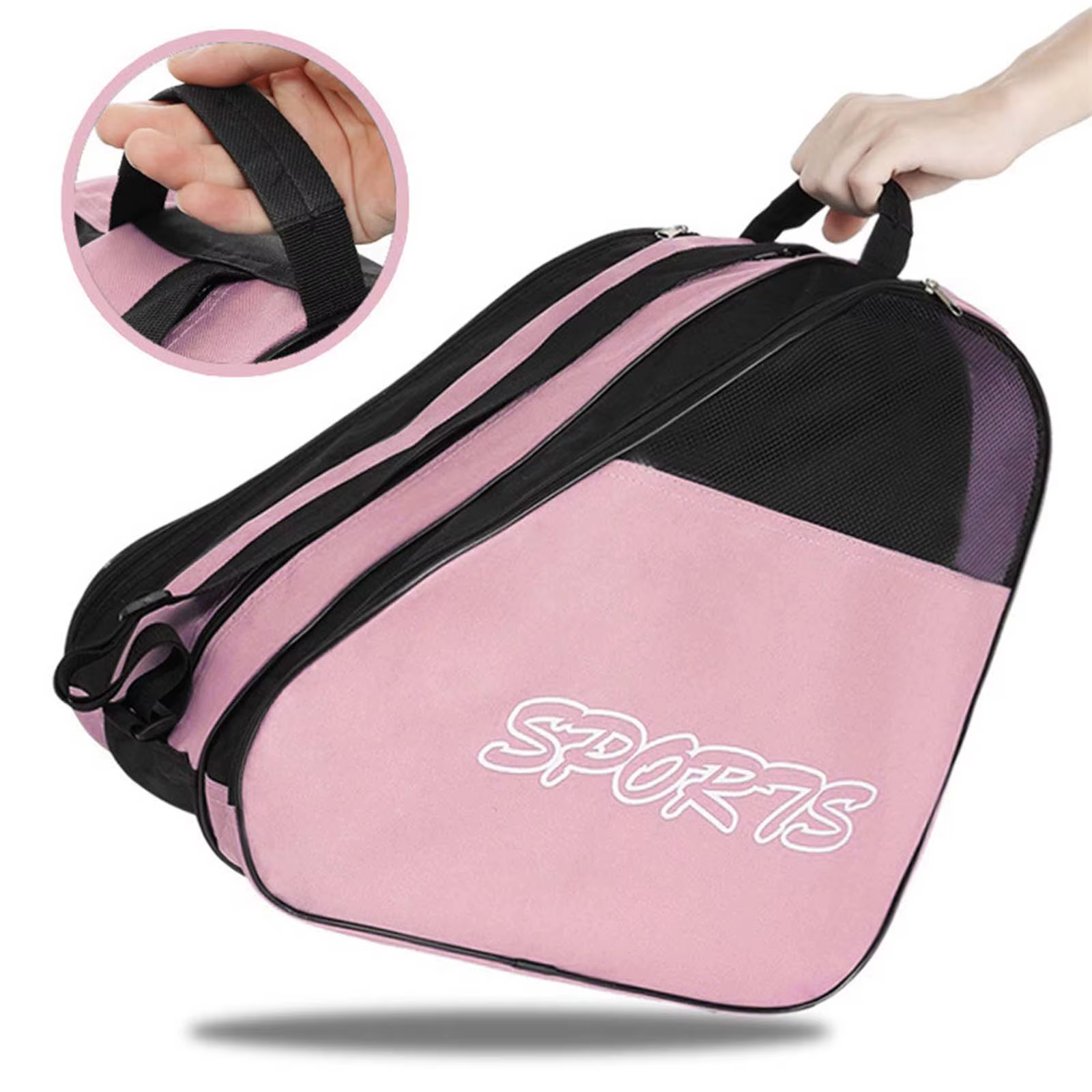 Sac de rangement respirant pour chaussures de patinage, sac à main Portable pour patins à roulettes, fourre-tout pratique pour enfants, sac de transport pour cadeaux